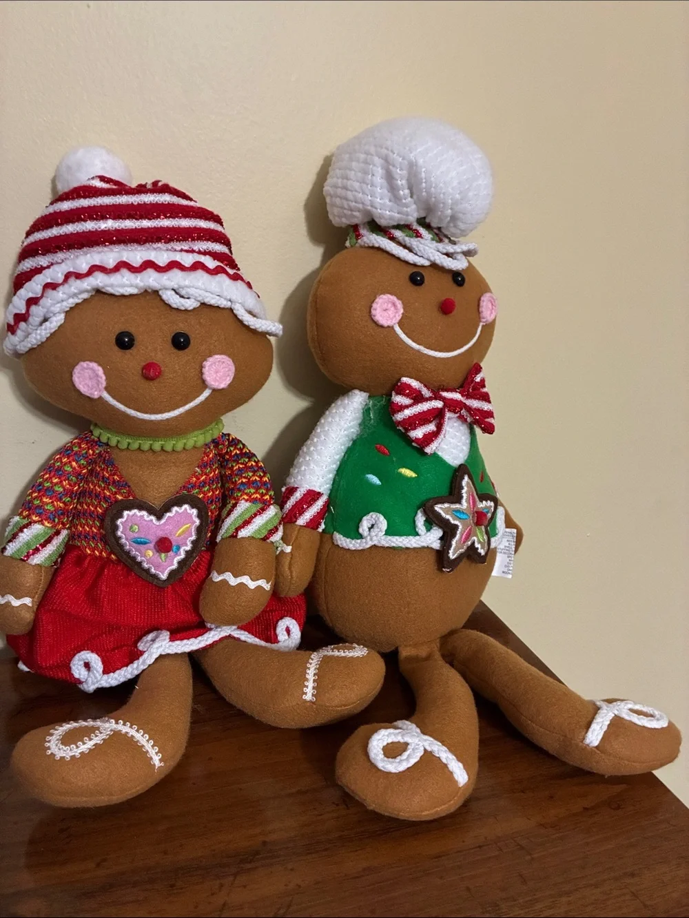 Target - CHRISTMAS GINGERBREAD COUPLE VTG. 1990